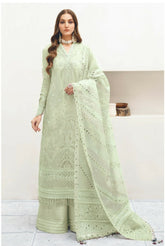 Jazmin Luxury Organza Collection Embroidered 3 Piece Unstiched